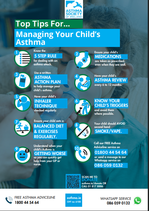 Top Tips for Managing Your Child’s Asthma